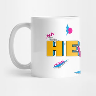 Hello Wisconsin 90s Mug